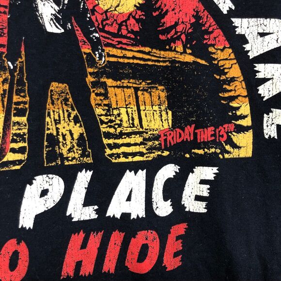 Friday the 13th: Camp Crystal Lake, No Place to Hide T-Shirt, Horror Movie SZ L - Picture 4 of 7